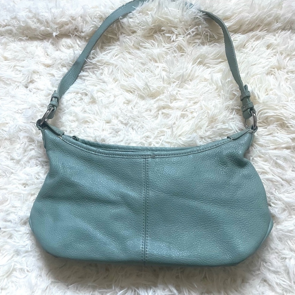 The Sak Light mint green aqua Leather Shoulder Bag - Picture 2 of 3